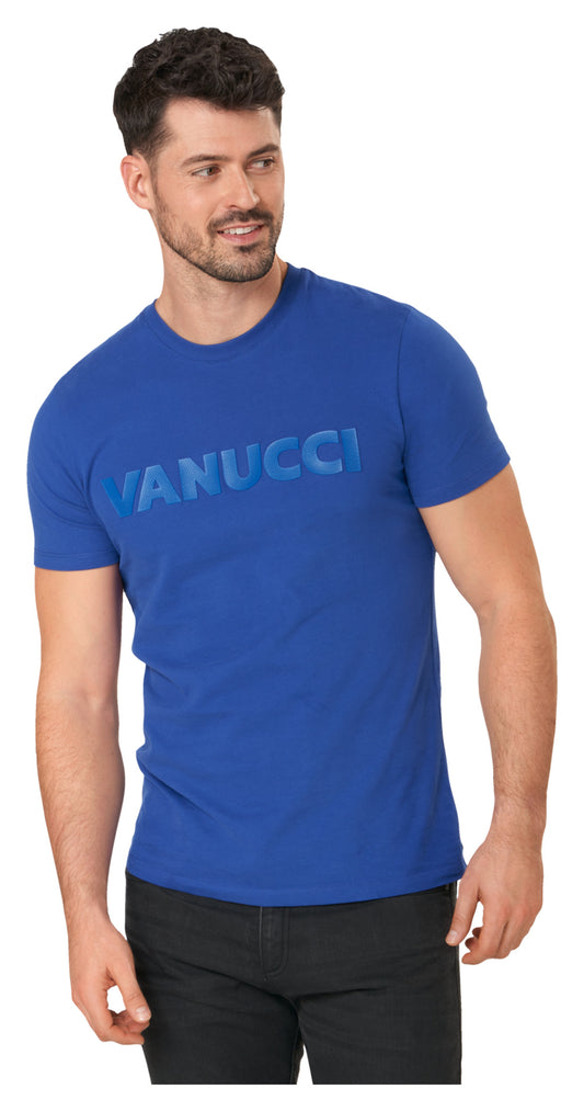 Tricou Bărbați Vanucci Logo-Tee - Bumbac, Guler Rotund
