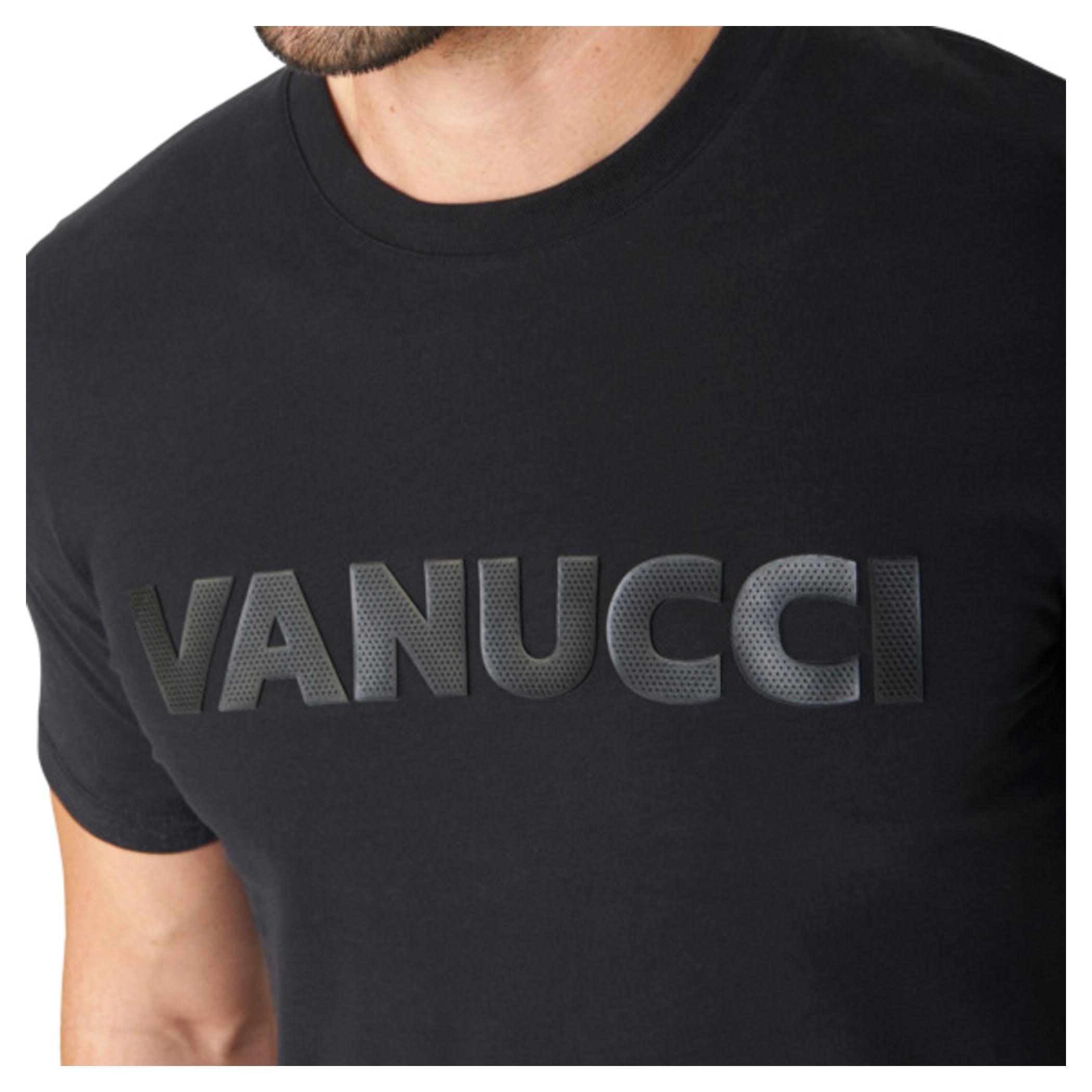 Tricou Bărbați Vanucci Logo-Tee - Negru, Bumbac