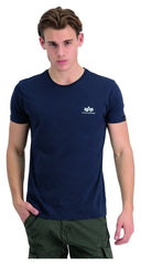 Tricou Basic Small Logo Alpha Industries - Bumbac, Regular Fit