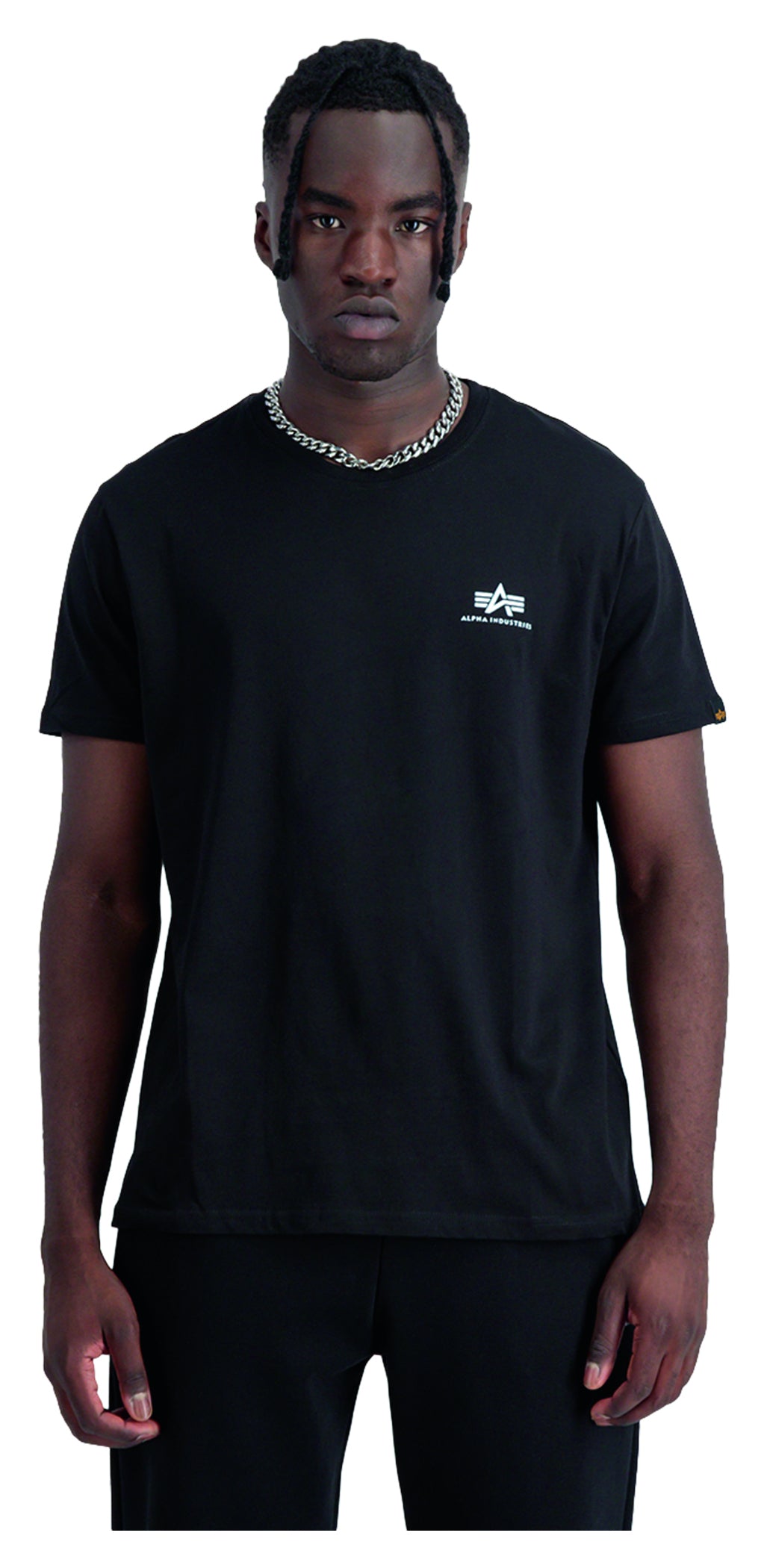 Tricou Basic Small Logo Alpha Industries - Confort Urban Casual