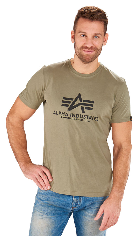 Tricou Basic T Alpha Industries - Logo Clasic, Bumbac 100%