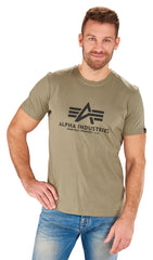 Tricou Basic T Alpha Industries - Logo Clasic, Bumbac 100%