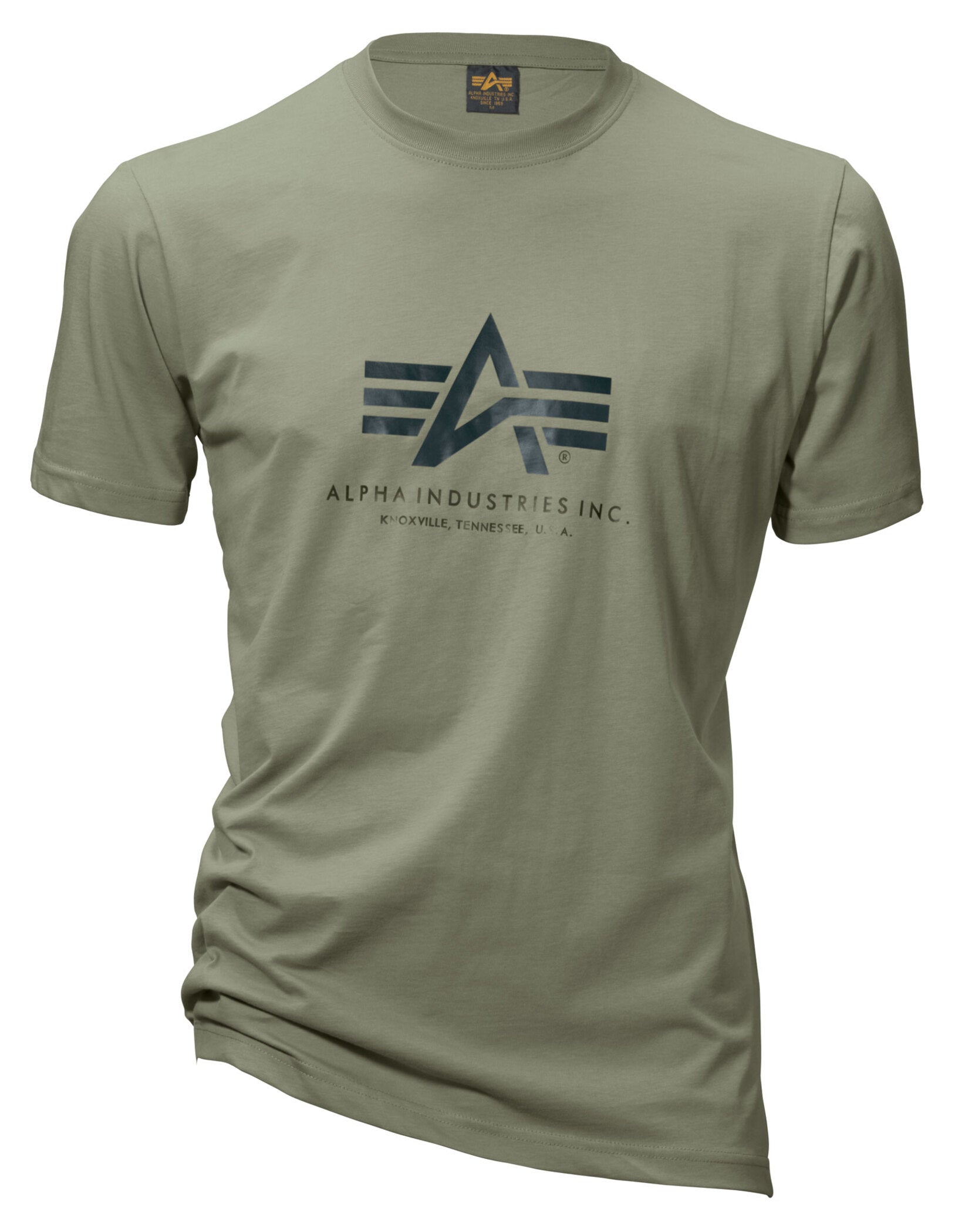 Tricou Basic T Alpha Industries - Logo Clasic, Bumbac 100%