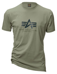 Tricou Basic T Alpha Industries - Logo Clasic, Bumbac 100%