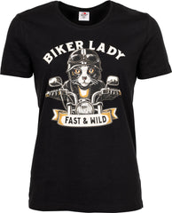 Tricou Biker Cat Louis - Design Felin, Bumbac 100%