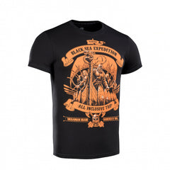 Tricou Black Sea Expedition M-Tac - Negru, Rezistent și Confortabil