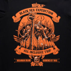 Tricou Black Sea Expedition M-Tac - Negru, Rezistent și Confortabil
