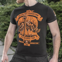 Tricou Black Sea Expedition M-Tac - Negru, Rezistent și Confortabil