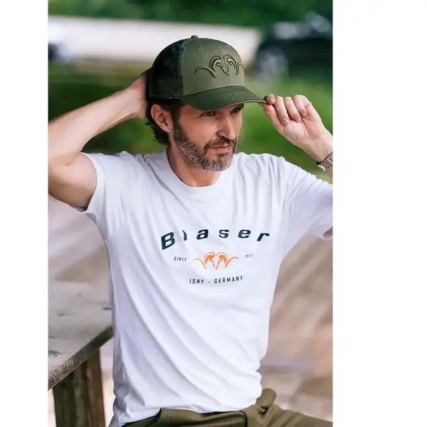 Tricou Blaser Since T 24 White - Confort, Stil Outdoor Autentic - 6