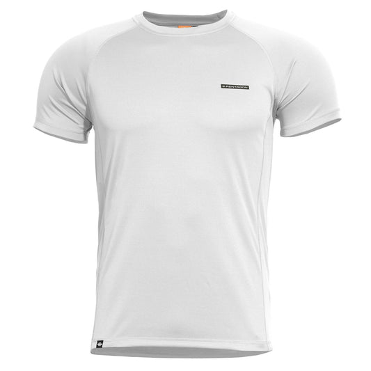 Tricou Bodyshock MK2 Quick Dry T-Shirt White Pentagon Tactical - Performanță și Ventilație Optimă în orice Mediu
