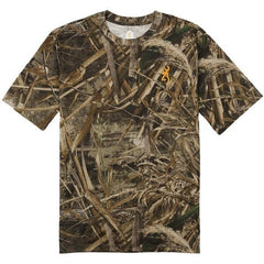 Tricou Browning Wasatch Camo Mossy Oak - Confort Vânătoare, Respirabil