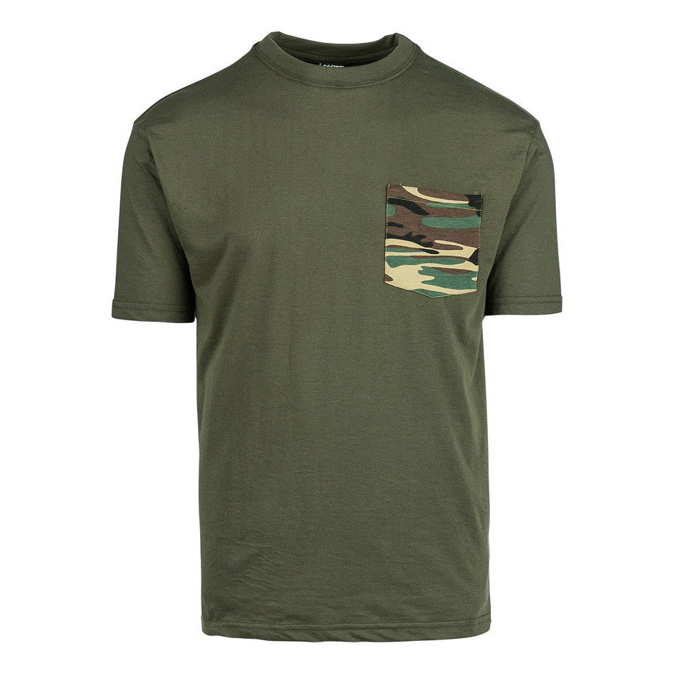Tricou Camo Pocket Verde Fostex Garments - Stil Tactic Durabil