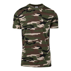 Tricou Camuflaj Woodland - Gata de Acțiune