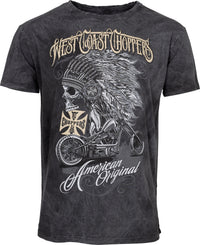 Tricou Chief West Coast Choppers - Stil Used-Look Moto