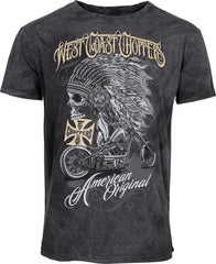 Tricou Chief West Coast Choppers - Stil Used-Look Moto