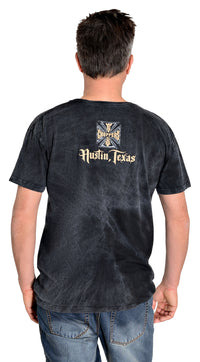 Tricou Chief West Coast Choppers - Stil Used-Look Moto