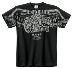 Tricou Chopper "Loud Pipes" West Coast Choppers - Bumbac 100%