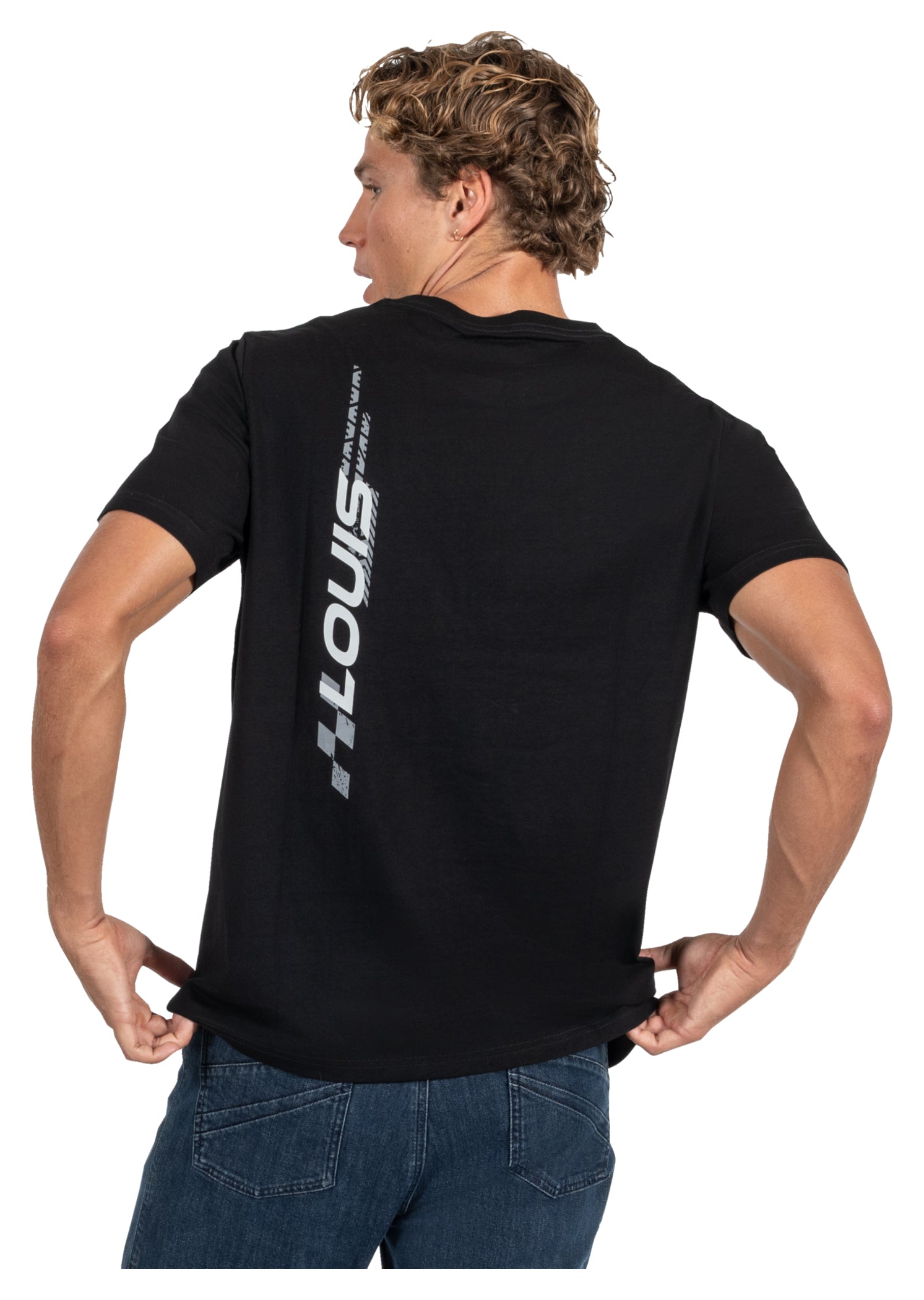 Tricou Community Race Louis - Bumbac, Design Moto