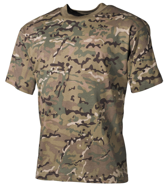 Tricou Copii Basic Operation Camo MFH - Bumbac 100%, 140-145 g/m²