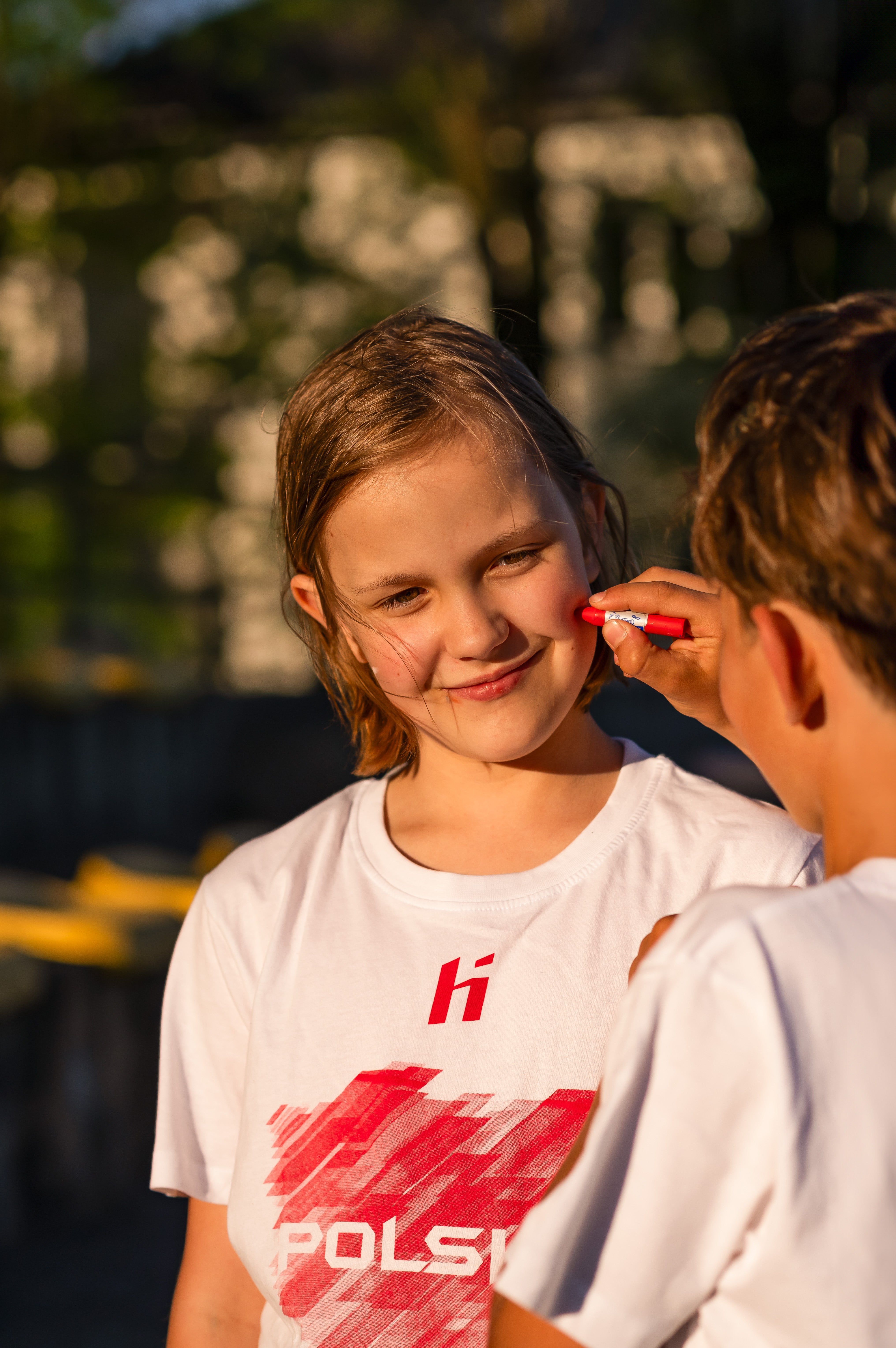Tricou Copii POLAND FAN JUNIOR HUARI - Suport Polonia, Bumbac 100% - 5