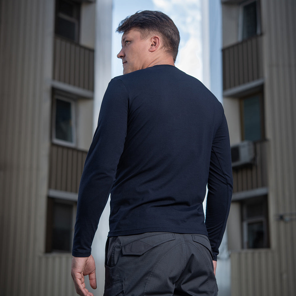 Tricou cu Mânecă Lungă 93/7 M-Tac - Navy Blue Elastic