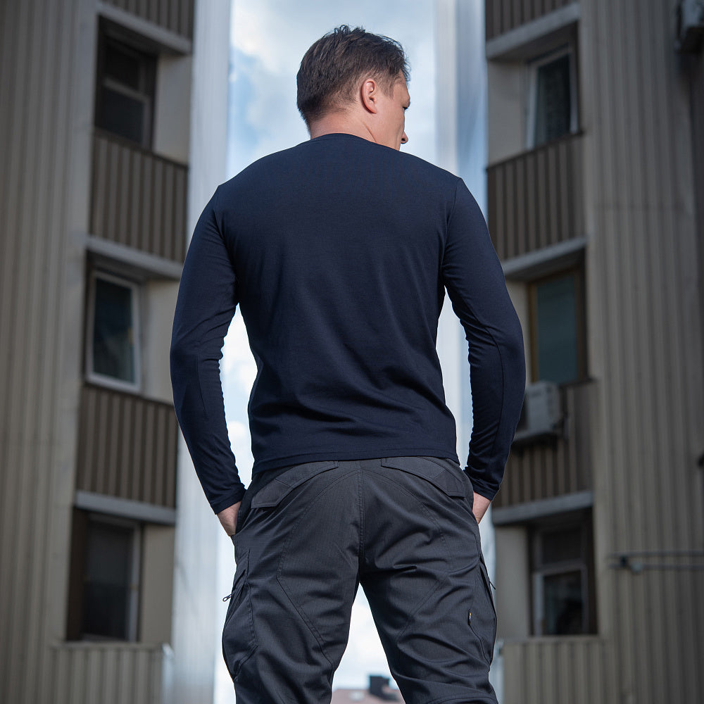 Tricou cu Mânecă Lungă 93/7 M-Tac - Navy Blue Elastic