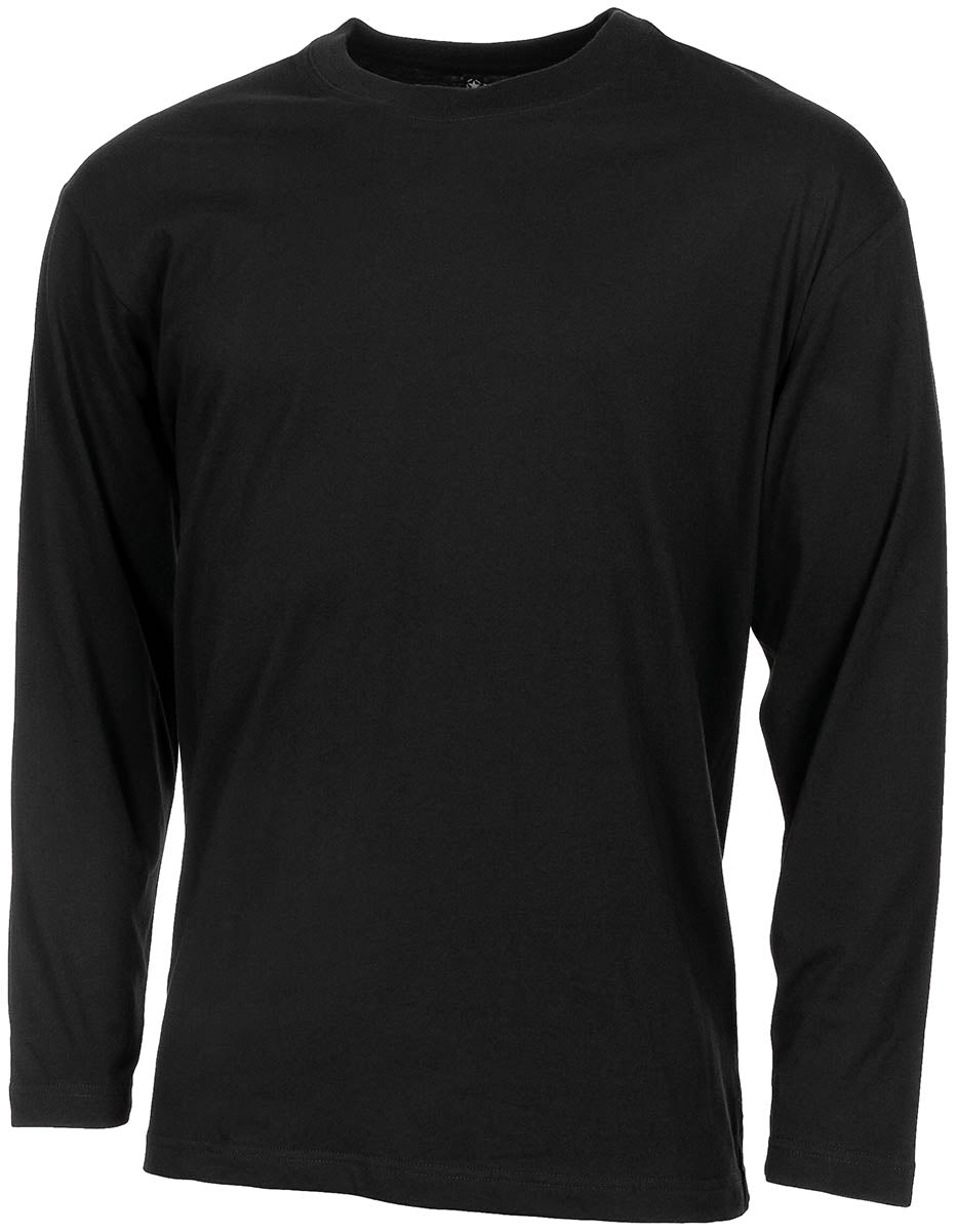 Tricou cu mânecă lungă US Negru MFH - 100% Bumbac, 170g/m²