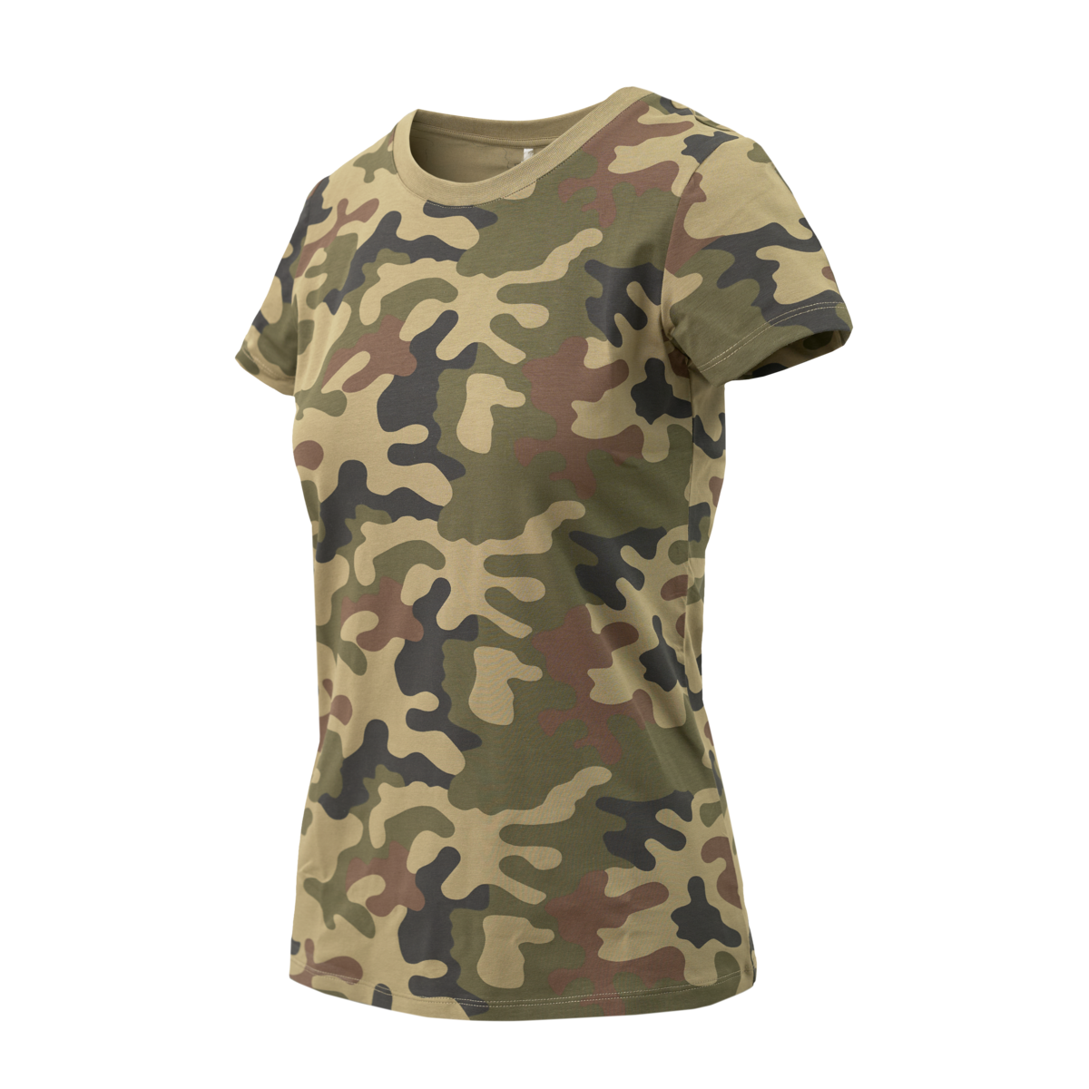 Tricou Damă Helikon-Tex Slim Organic PL Woodland