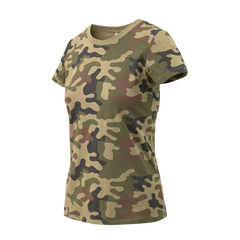 Tricou Damă Helikon-Tex Slim Organic PL Woodland