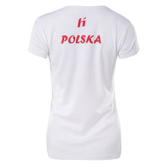 Tricou Damă POLAND FAN LDS HUARI - Suport Activi, Bumbac Elastic - 3