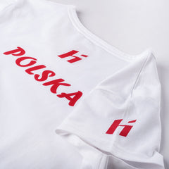 Tricou Damă POLAND FAN LDS HUARI - Suport Activi, Bumbac Elastic - 5