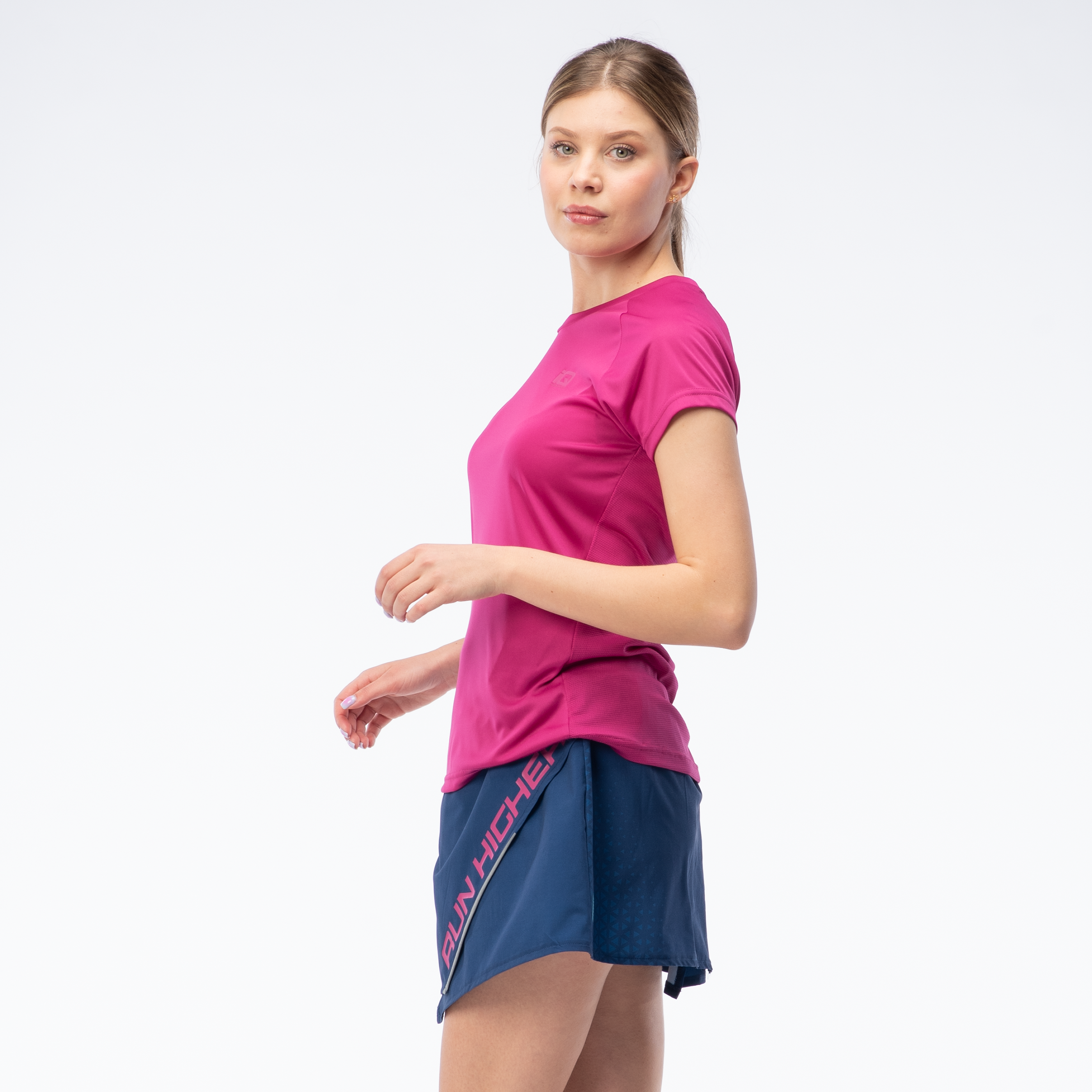 Tricou de Alergare Femei HIDA WMNS IQ INTELLIGENCE QUALITY - Respirabil, Uscare Rapidă, Elemente Reflectorizante - 9