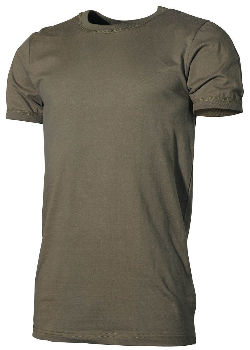 Tricou de corp BW Unterhemd Oliv MFH - 100% Bumbac, 190g/m²