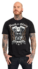 Tricou "Death or Glory" Art Worx - Bumbac 100%, Imprimeu Frontal