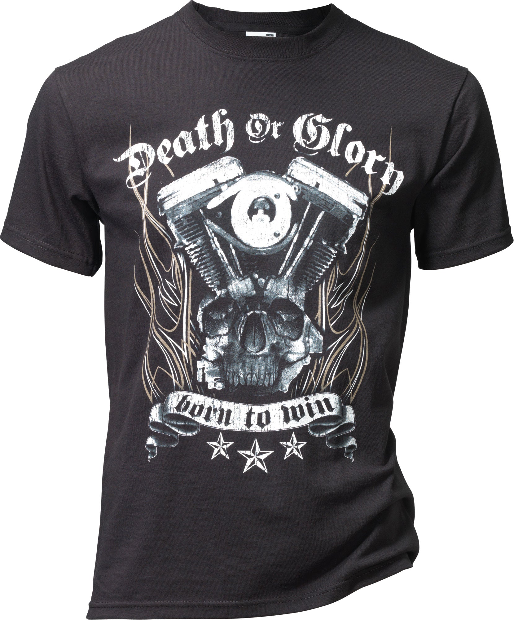 Tricou "Death or Glory" Art Worx - Bumbac 100%, Imprimeu Frontal