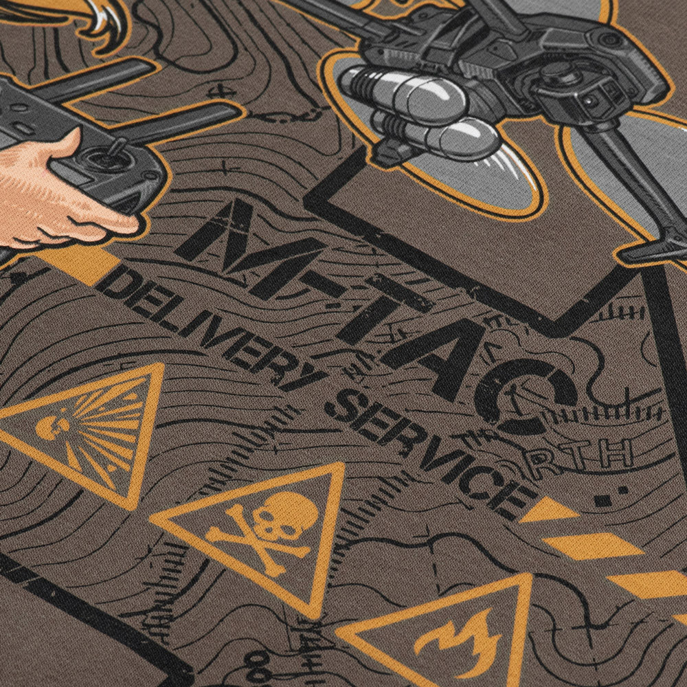 Tricou "Delivery Service" M-Tac - Măsliniu Închis, Pin-Up Tactic