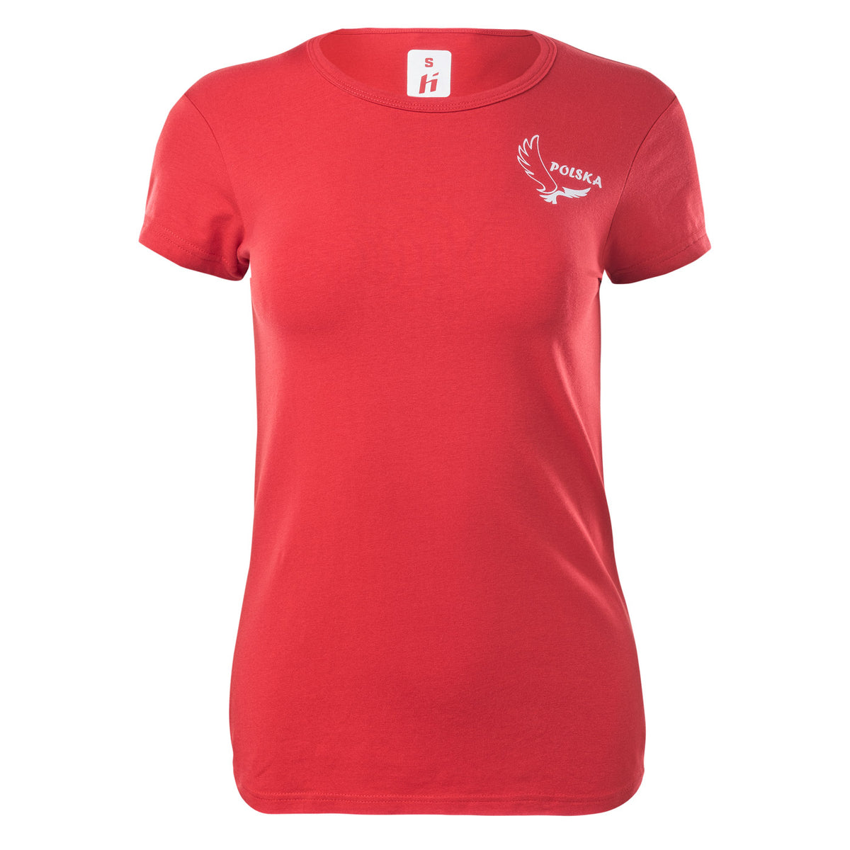 Tricou Femei POLAND FAN LDS HUARI - Suport Polonia, Bumbac Elastic - 1