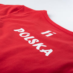 Tricou Femei POLAND FAN LDS HUARI - Suport Polonia, Bumbac Elastic - 5