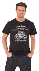 Tricou Fessle Mich Louis - Bumbac, Guler Rotund