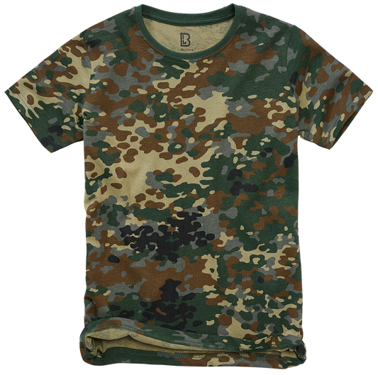 Tricou Flecktarn Copii Brandit - Aventura Zilnica