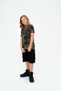 Tricou Flecktarn Copii Brandit - Aventura Zilnica