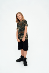 Tricou Flecktarn Copii Brandit - Aventura Zilnica