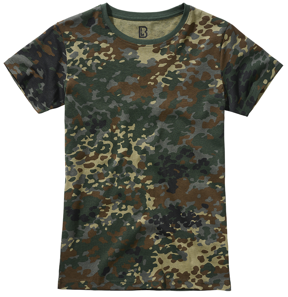 Tricou Flecktarn Dama Brandit - Confort Superior