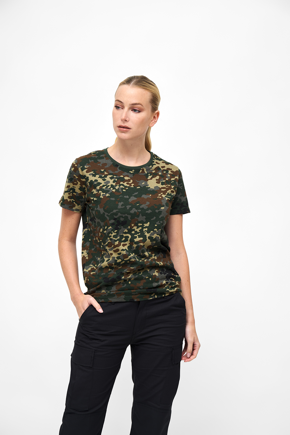 Tricou Flecktarn Dama Brandit - Confort Superior