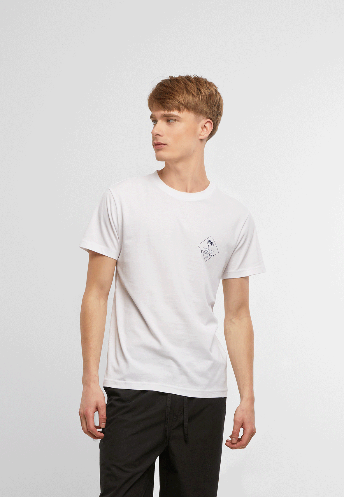 Tricou Forvert Lompoc Alb Brandit - Stil Relaxat si Durabil