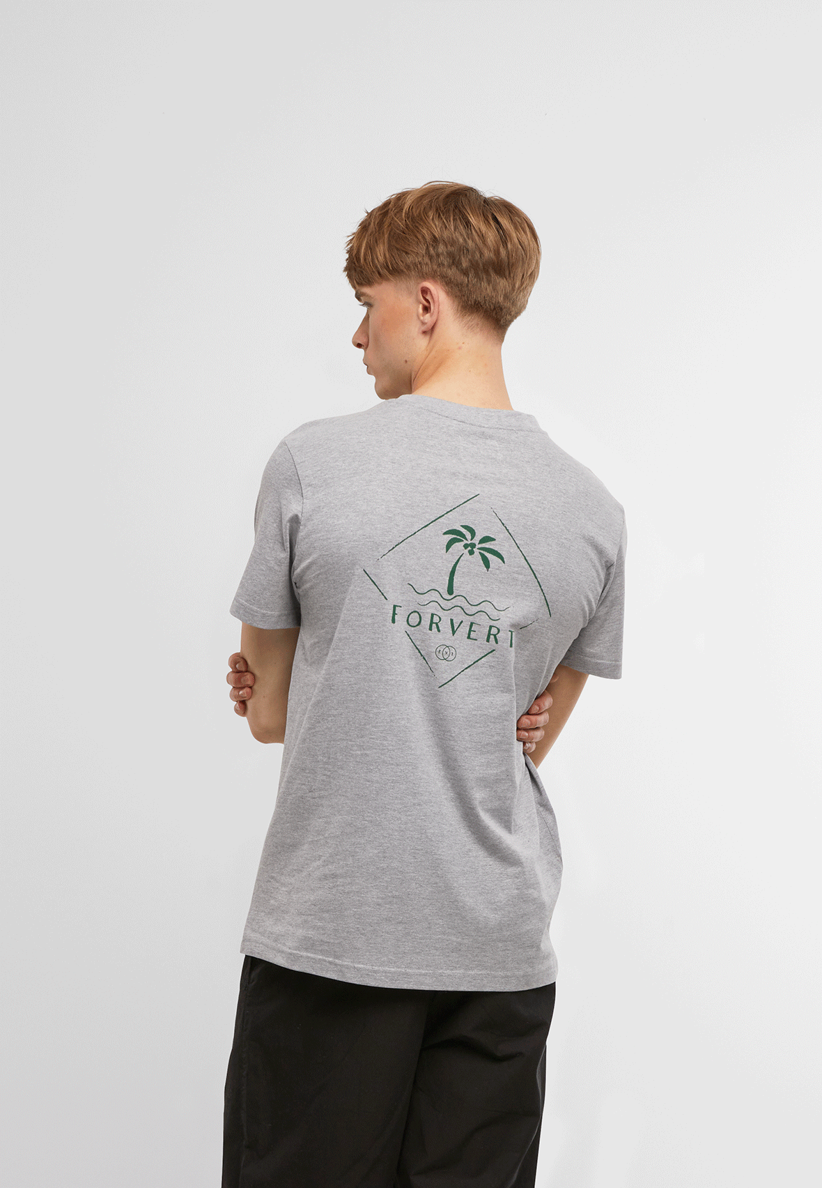 Tricou Forvert Lompoc Heather Grey Brandit - Confort Zilnic Superior