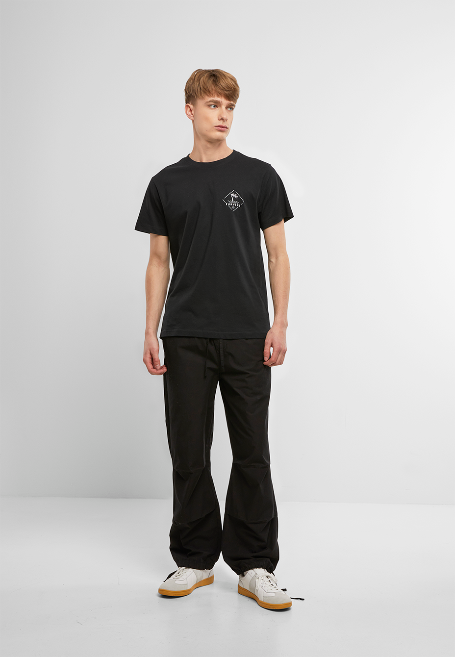 Tricou Forvert Lompoc Negru Brandit - Confort Zilnic Superior