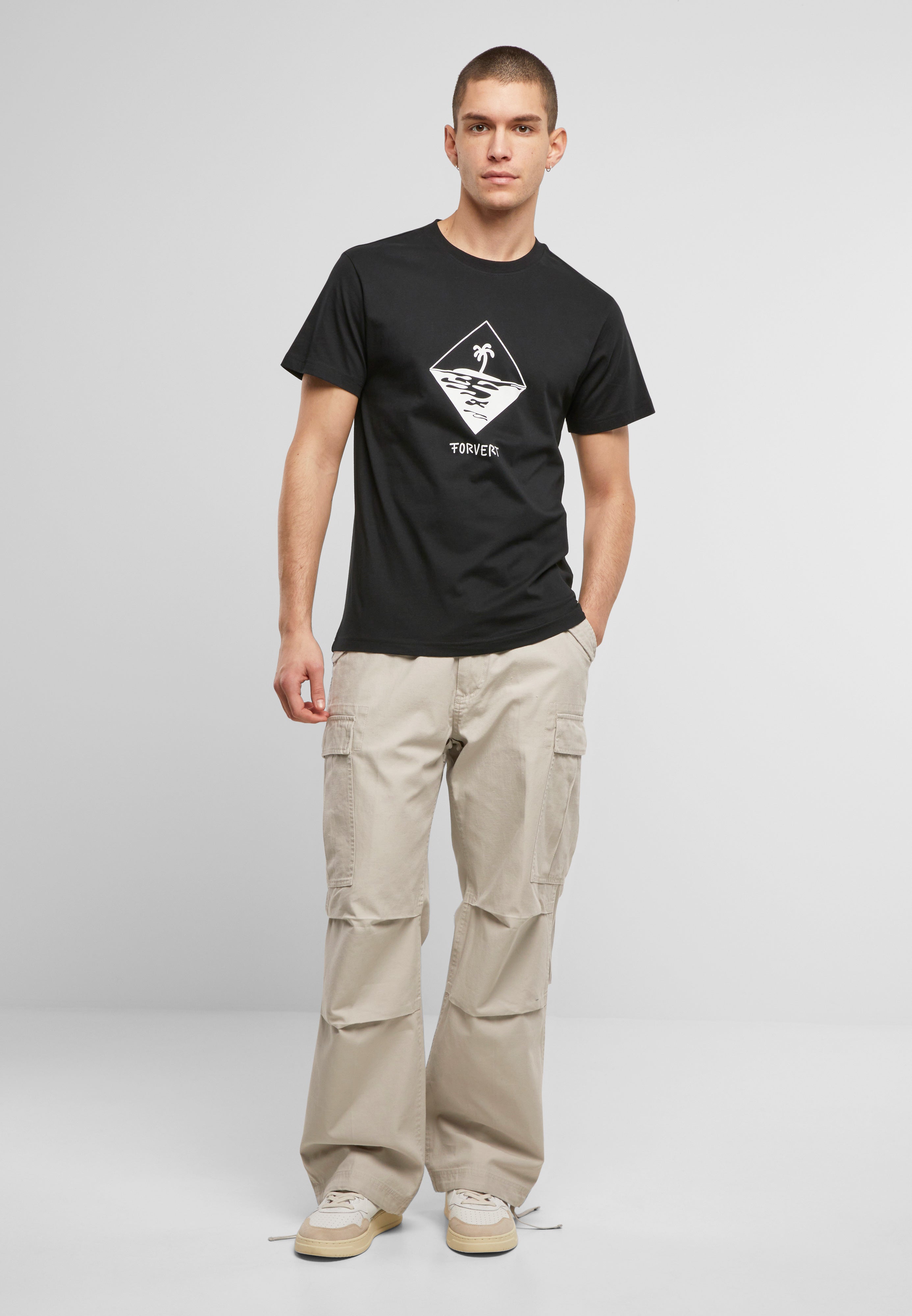 Tricou Forvert Morro Bay Negru Brandit - Confort Superior