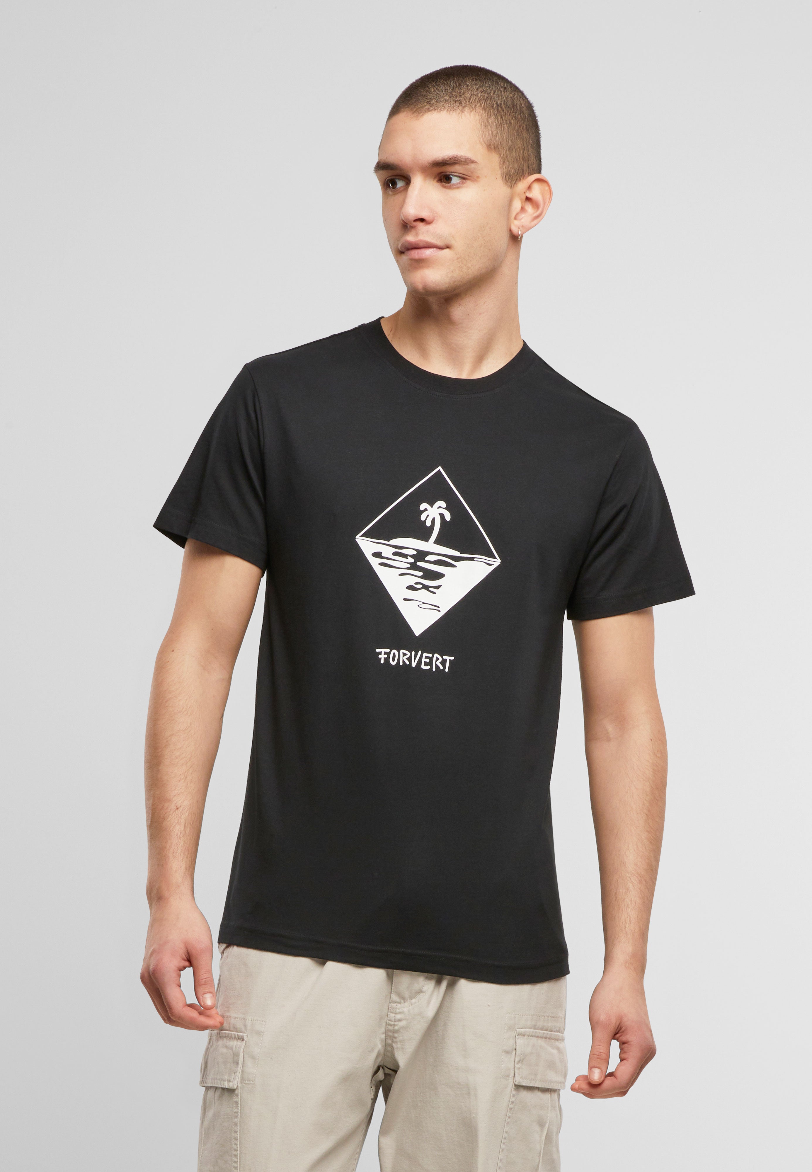 Tricou Forvert Morro Bay Negru Brandit - Confort Superior