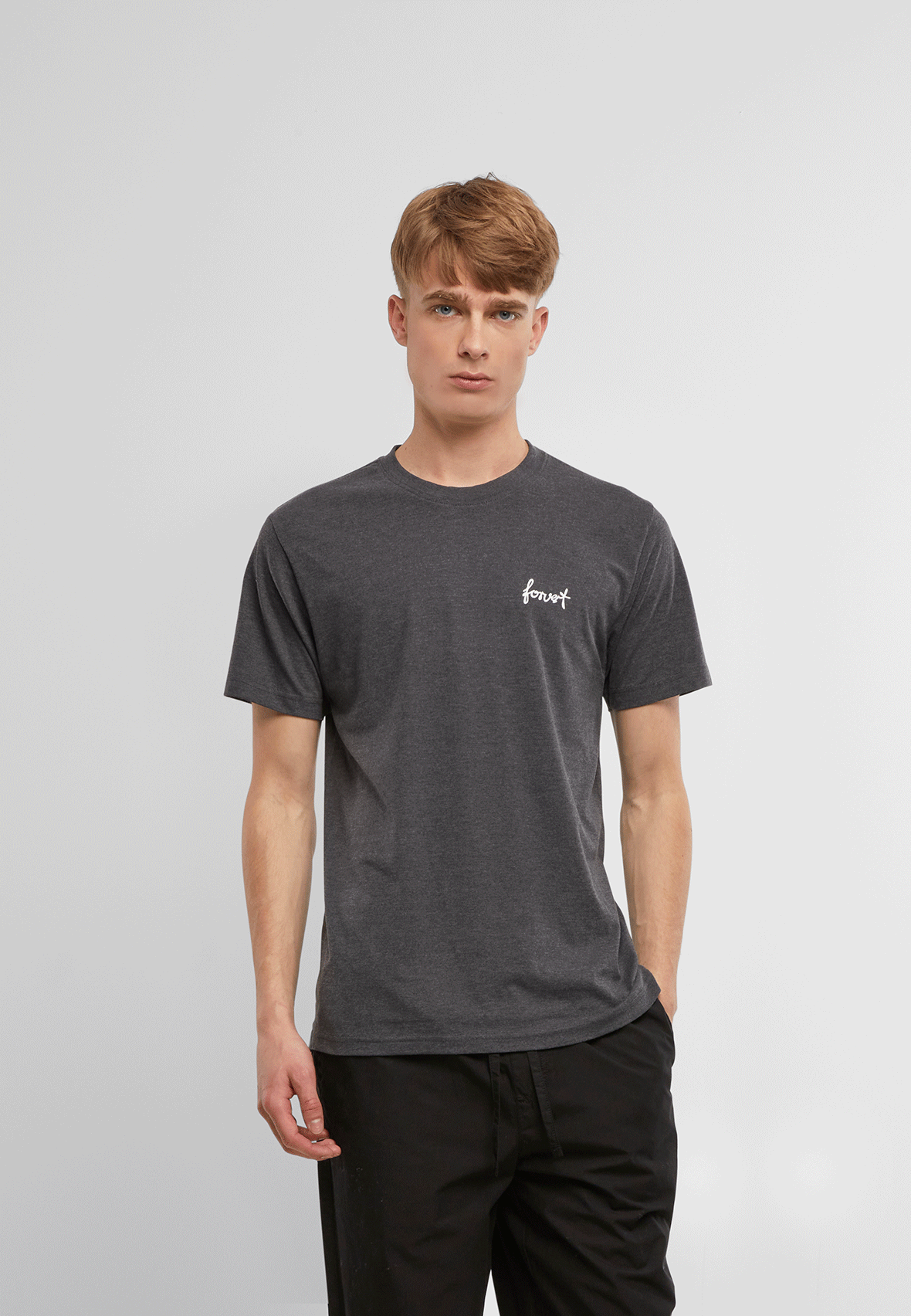 Tricou Forvert Salinas Charcoal Grey Brandit - Confort Superior Zilnic